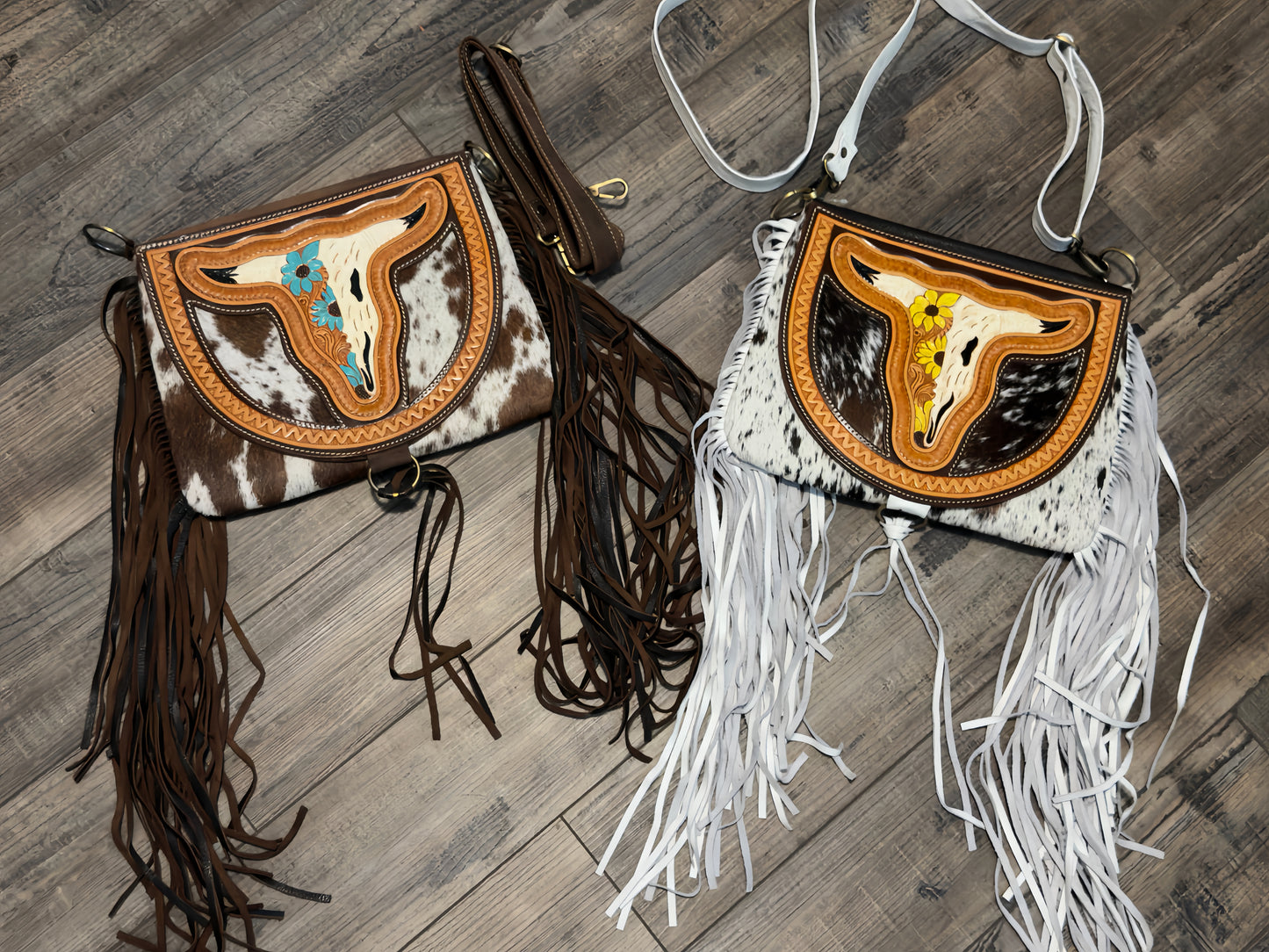 The Caroline Crossbody Cowhide Purse