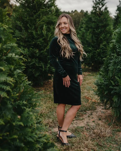 Christmas Pines Mommy and Me Dress