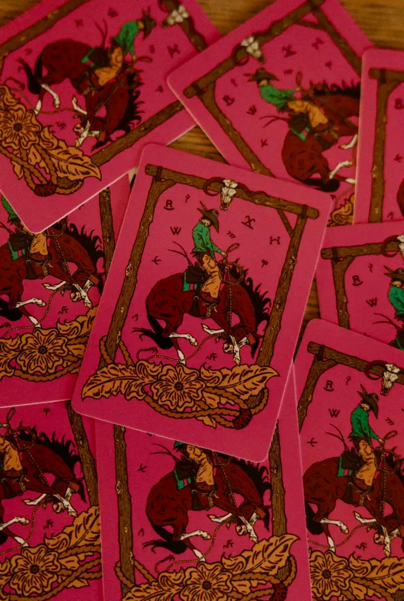 Pink Outlaw Playing Cards - Cassie's Creekside Boutique
