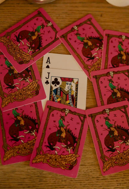 Pink Outlaw Playing Cards - Cassie's Creekside Boutique