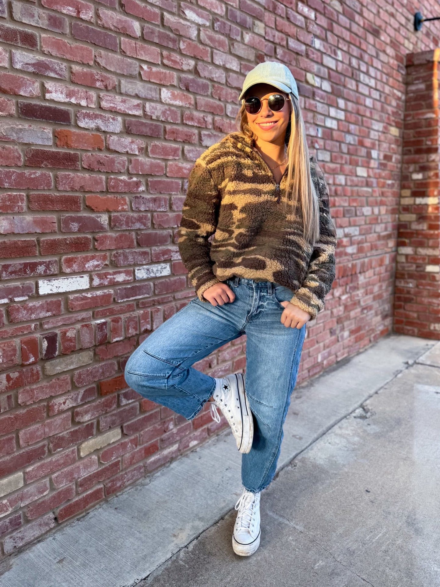 Lush in Camo Quarter Zips