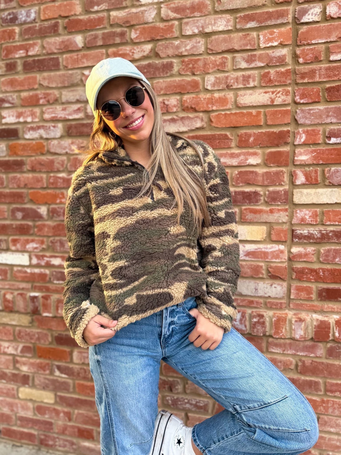 Lush in Camo Quarter Zips