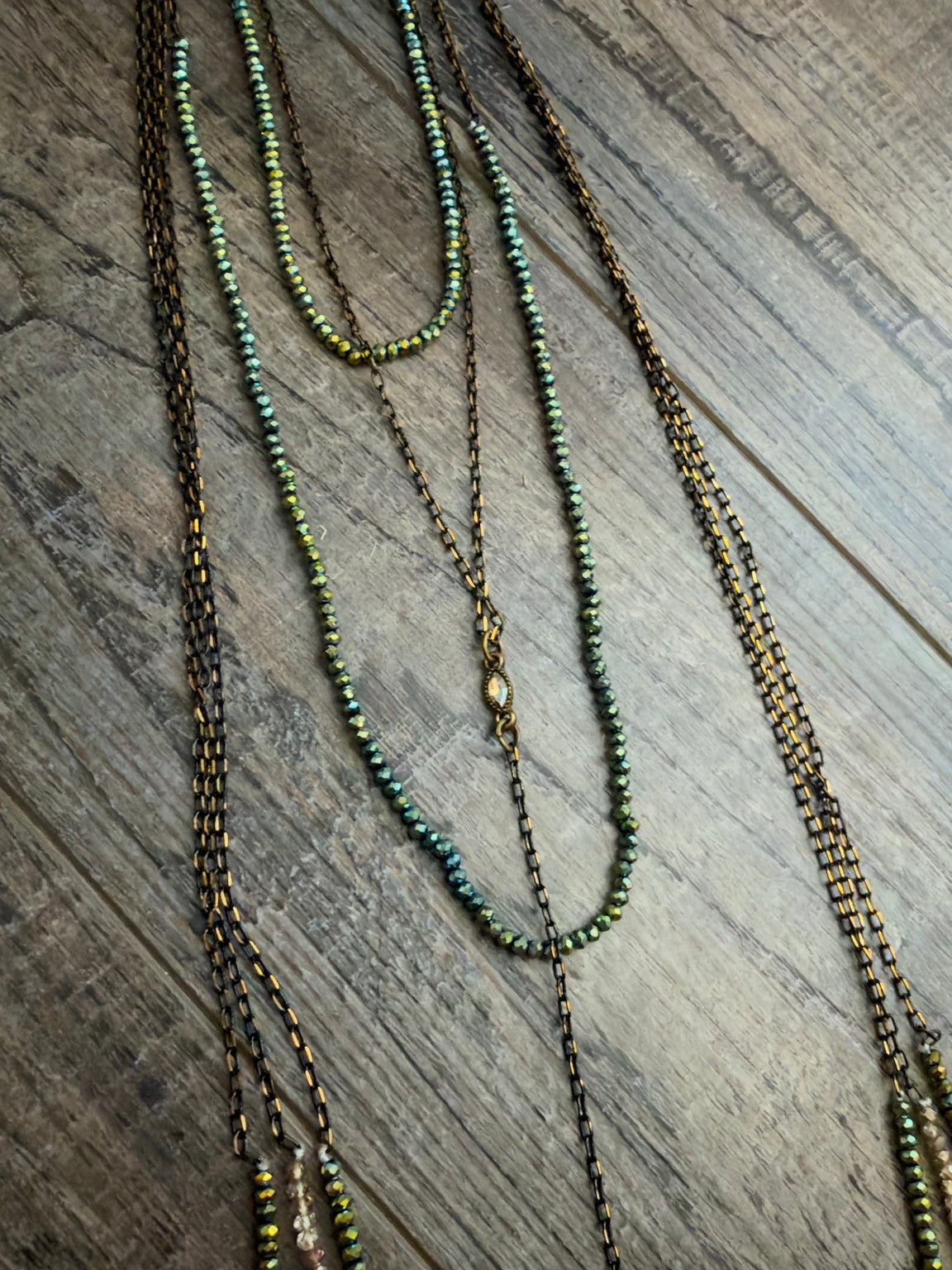 Emerald Trails Layered Necklace