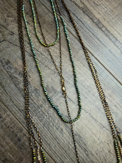 Emerald Trails Layered Necklace