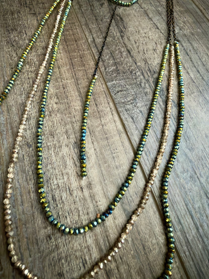 Emerald Trails Layered Necklace