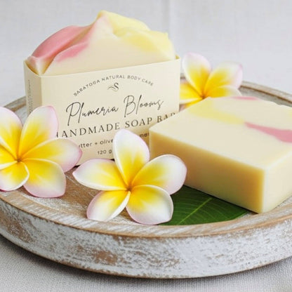 Plumeria Blooms Handmade Soap Bar
