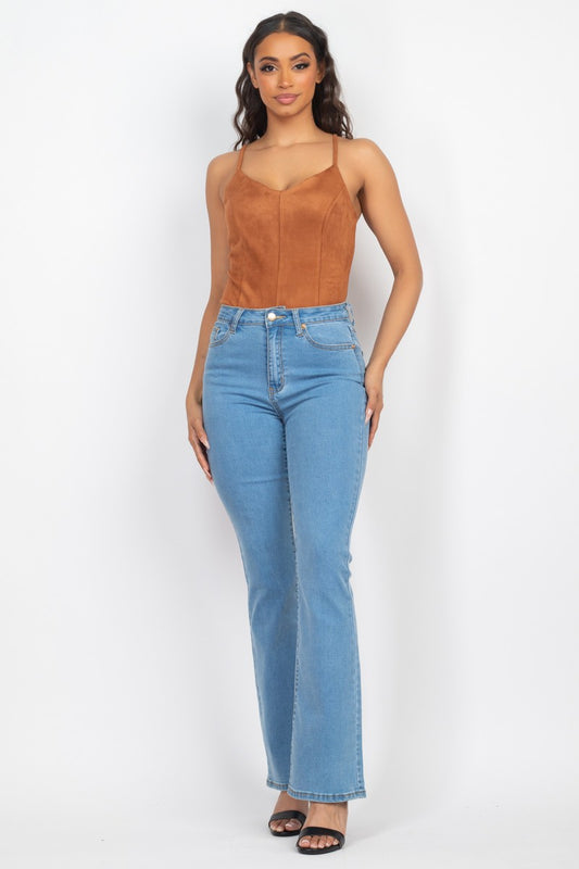 Camel Basic Cami Bodysuit