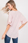 Dusty Pink Ruffle Sleeve Top