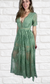 Laced in Sage Maxi Romper