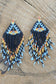 Navajo Nights Seed Bead Fringed Earrings