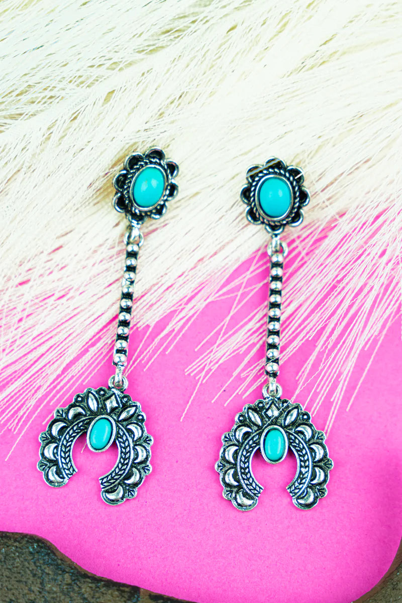 Turquoise Cloverpoint Earrings