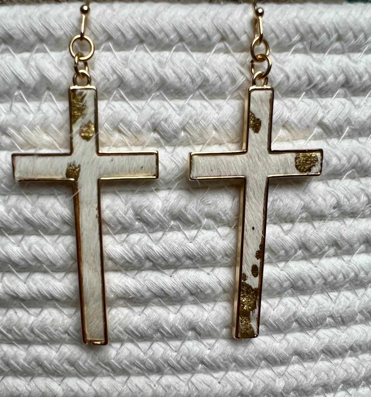 Til The Cows Come Home Cross Earrings