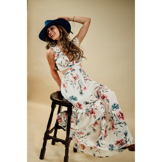 Floral Sweetheart Dress