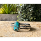 Western Turquoise Twist Bracelet
