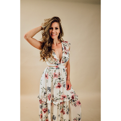 Floral Sweetheart Dress