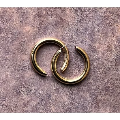 Bold in Gold hoops