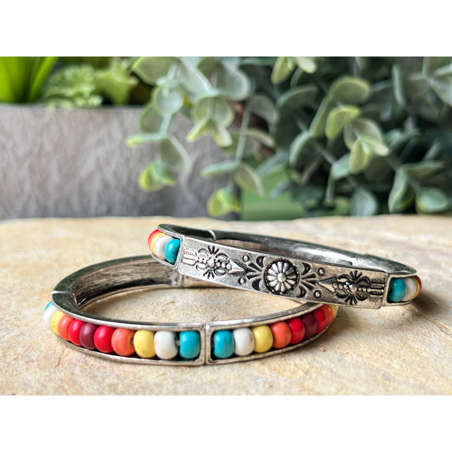 Navajo Pearl Serape Bracelet