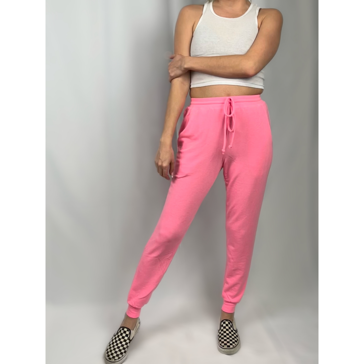 Neon Pink Joggers